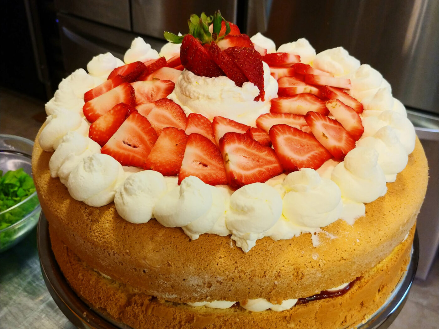 Light Strawberry Cake 3