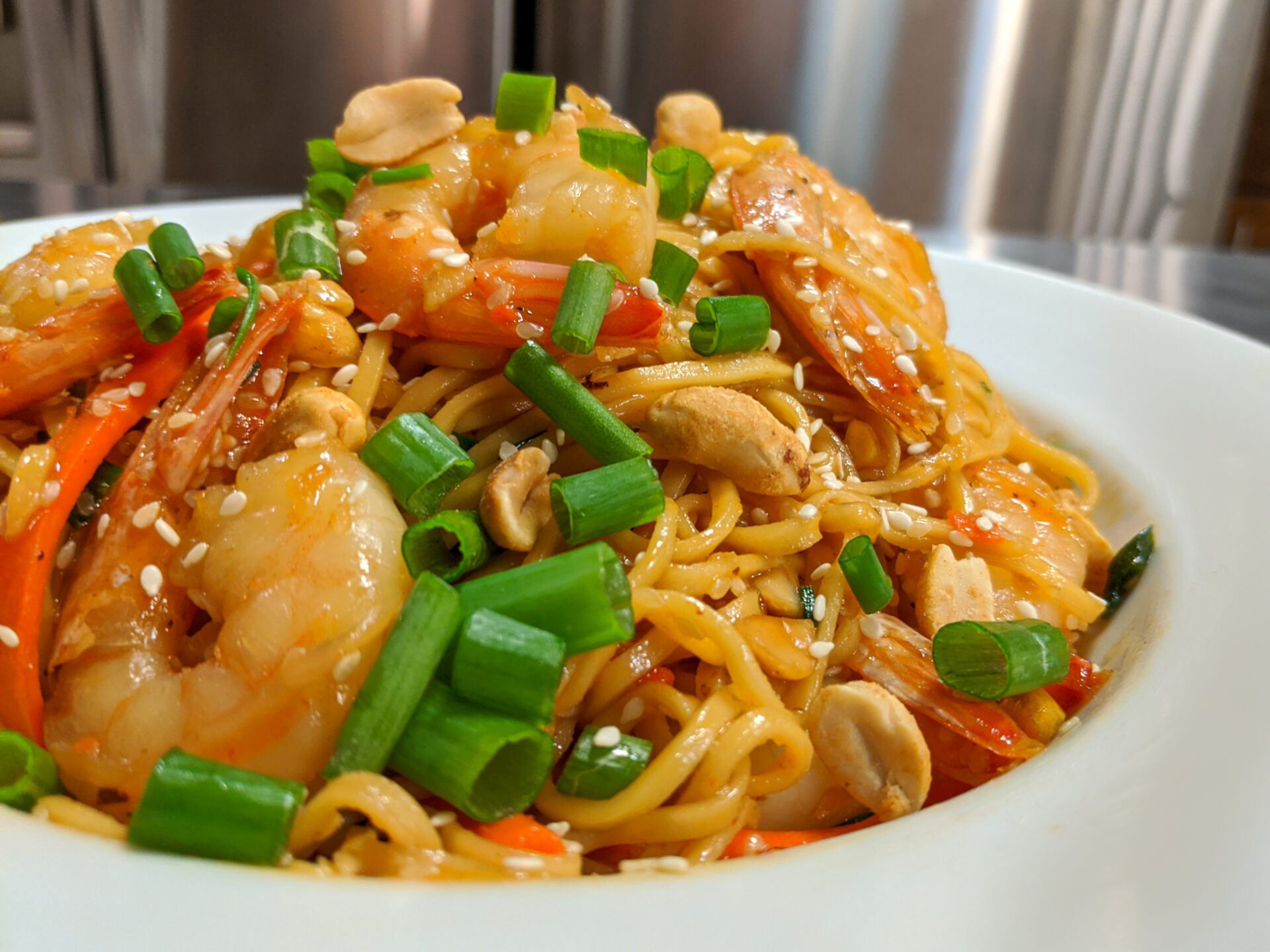 Thai Noodles with Shrimps - CookingHub