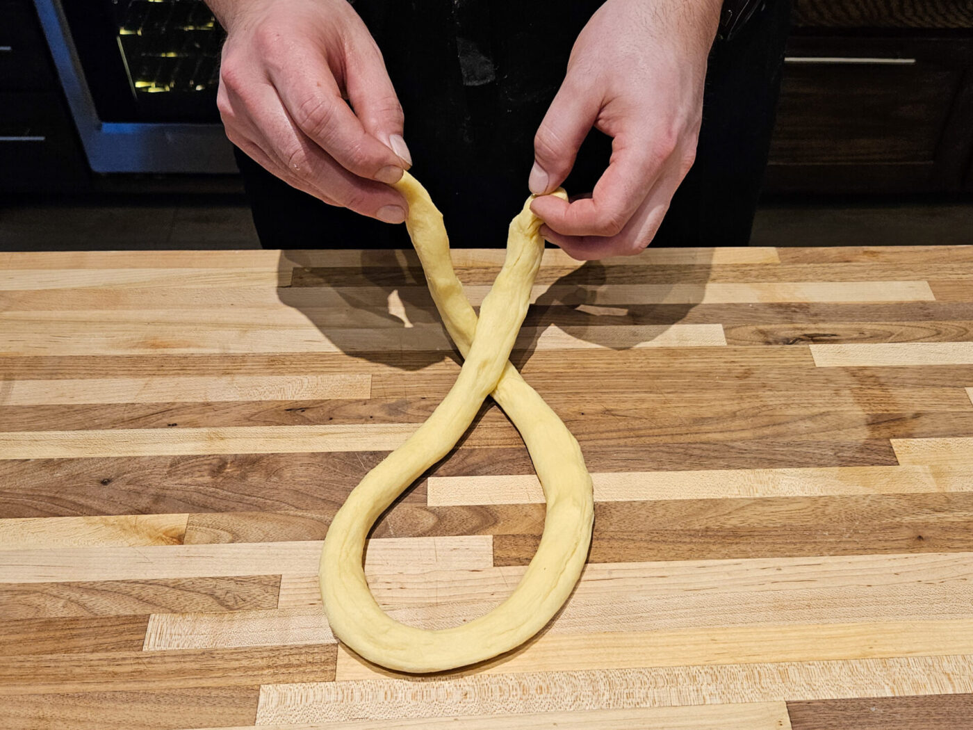 Czech Soft Pretzel Preclík Forming