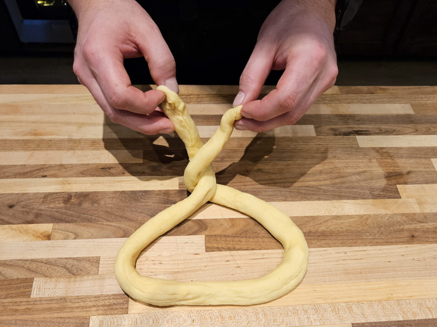 Czech Soft Pretzel Preclík Forming