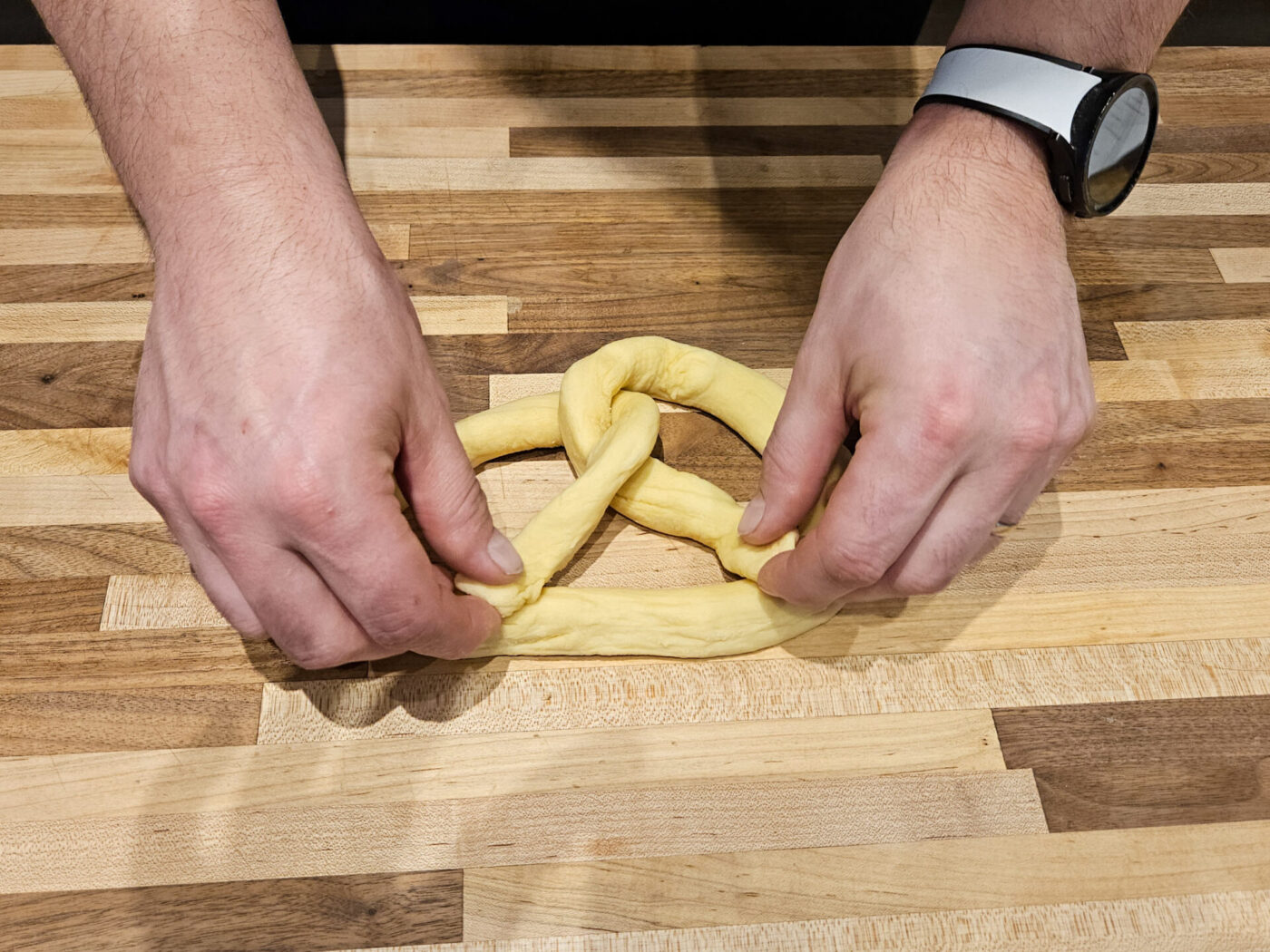Czech Soft Pretzel Preclík Forming