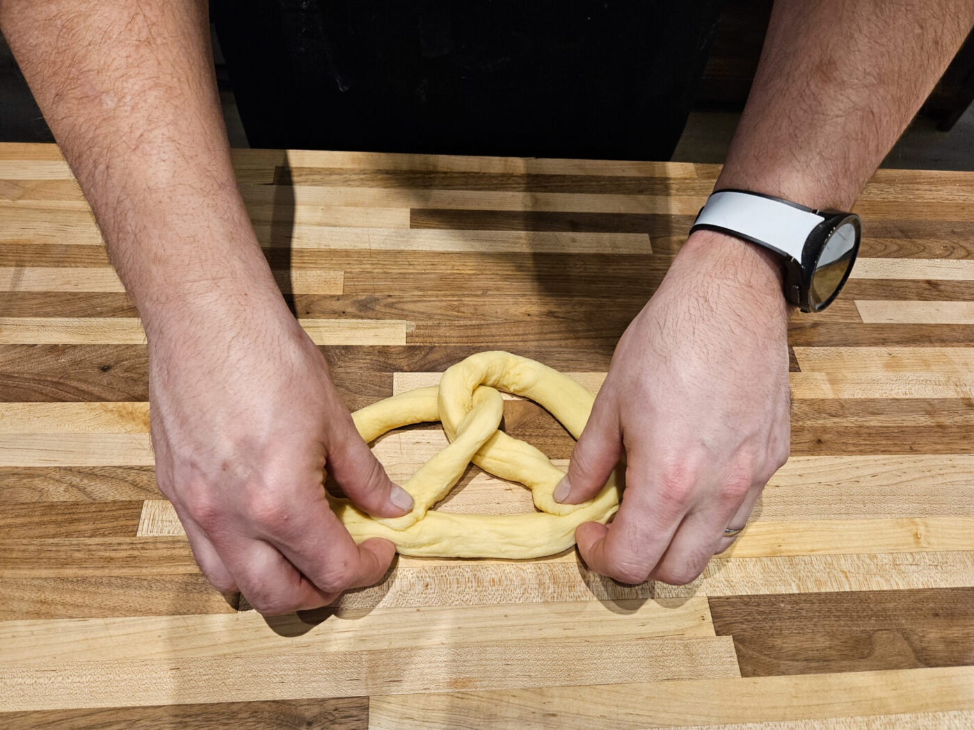 Czech Soft Pretzel Preclík Forming