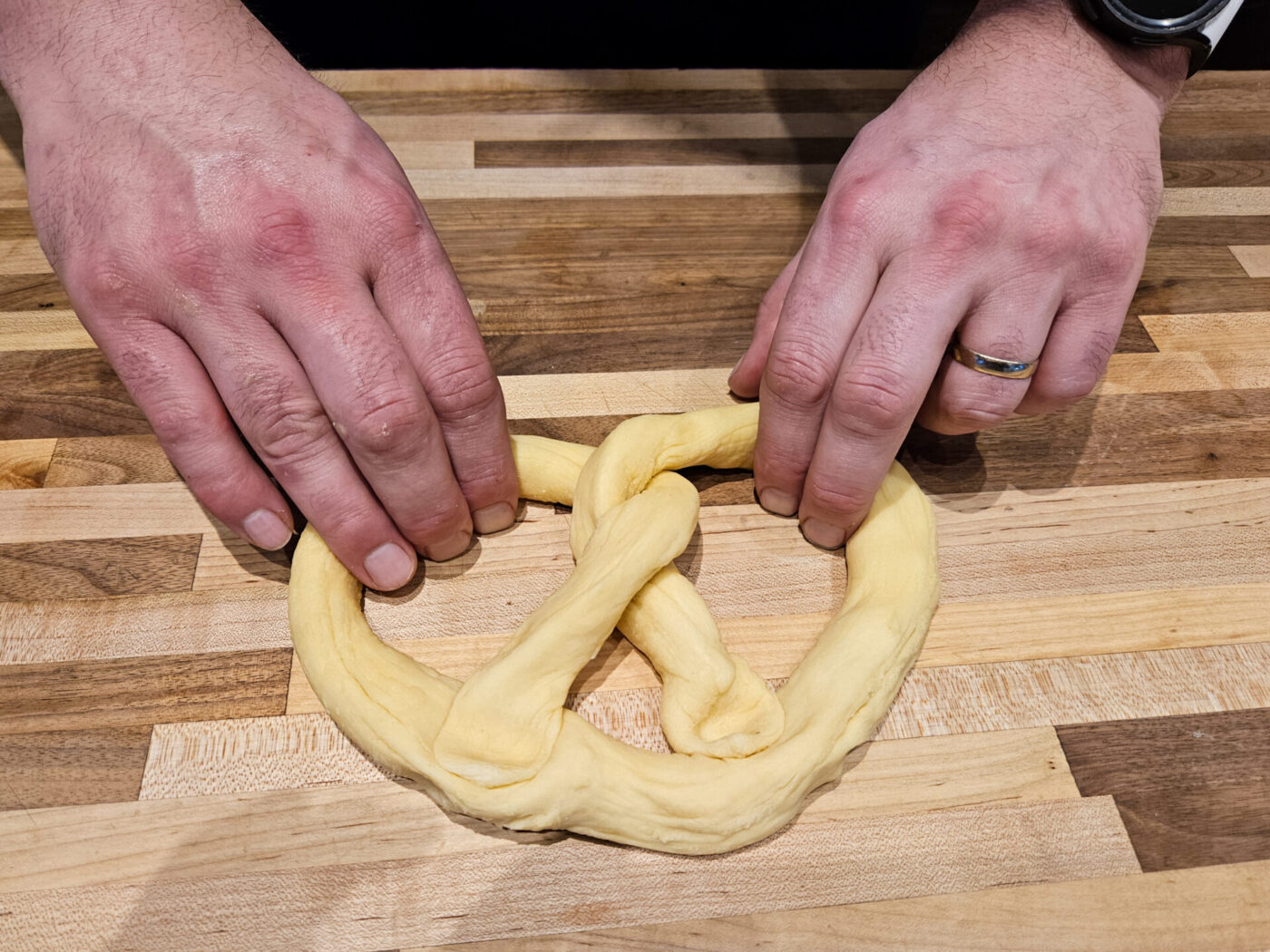 Czech Soft Pretzel Preclík Forming