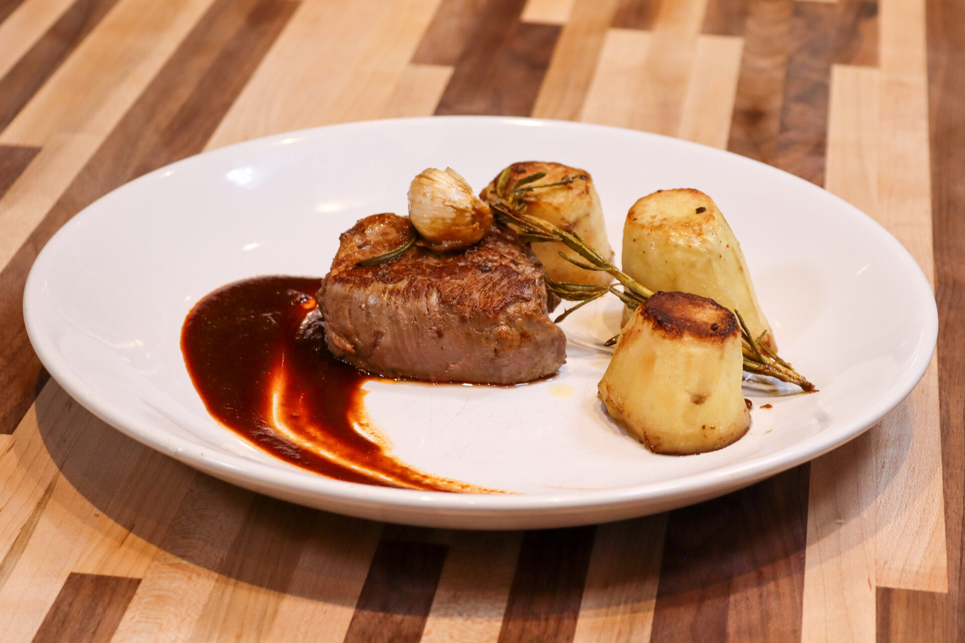 Filet Mignon with DemiGlace Sauce CookingHub