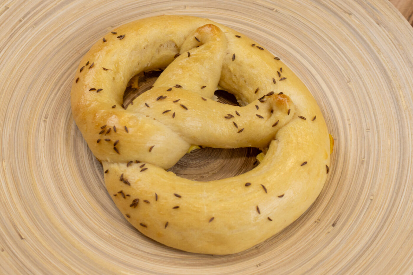 Czech Soft Pretzels with Caraway Seeds