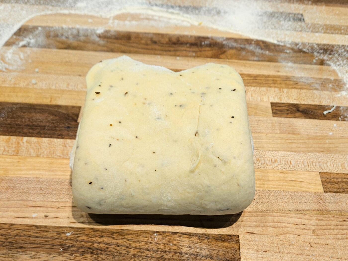 forming of pagace dough