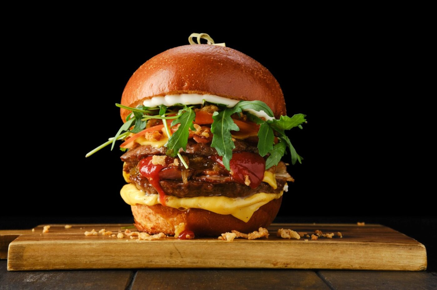 Delicious Beef burger made with 80/20 Ground Beef Meat