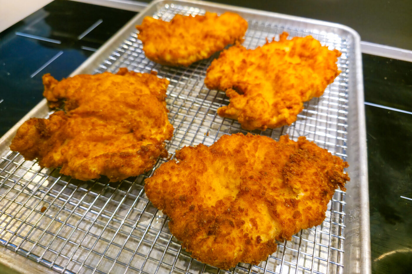 Cheese Battered Chicken Schnitzel Kuře v Sýrovem Těstíčku - steps (1)