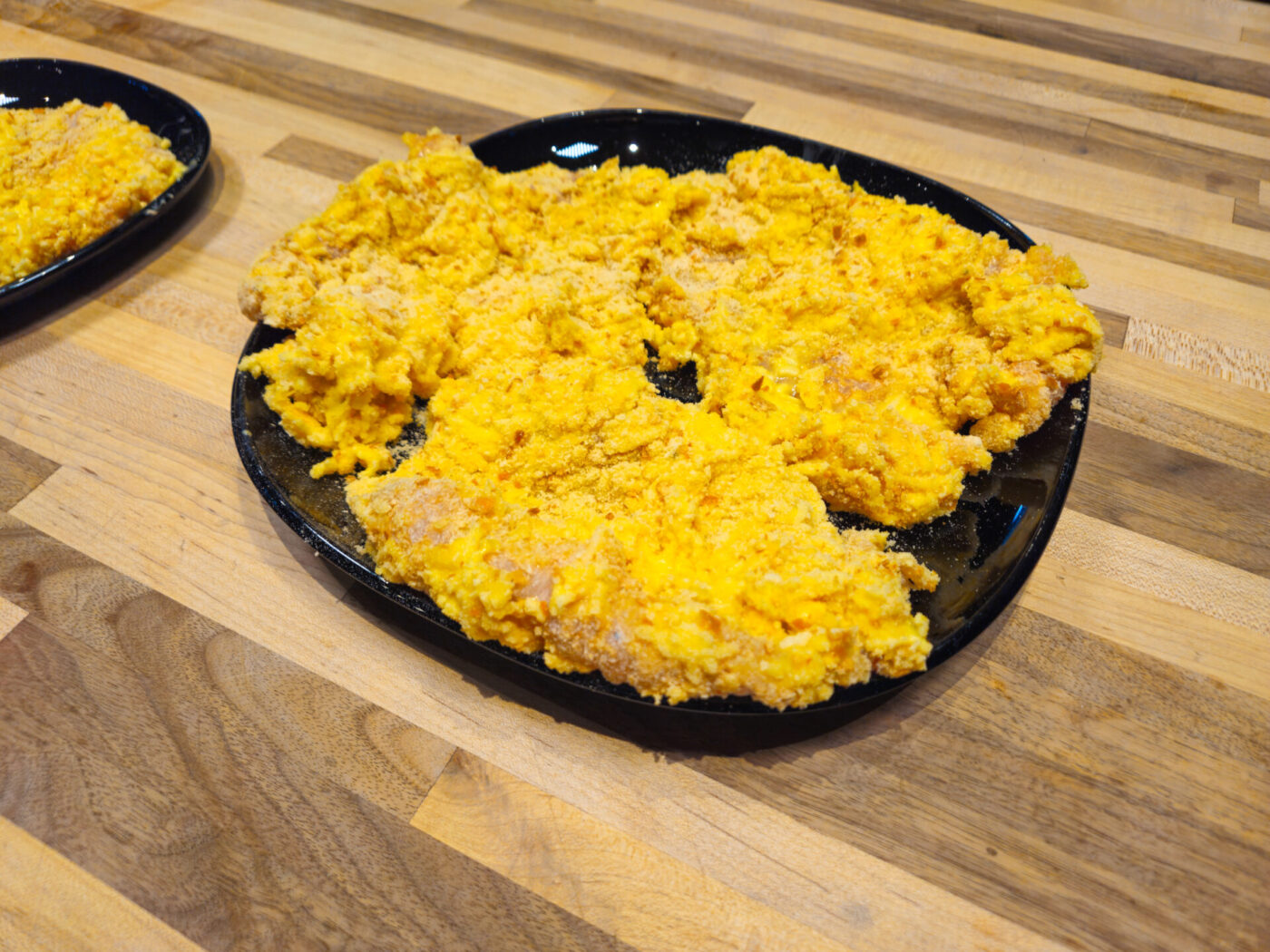 Cheese Battered Chicken Schnitzel Kuře v Sýrovem Těstíčku - steps (14)
