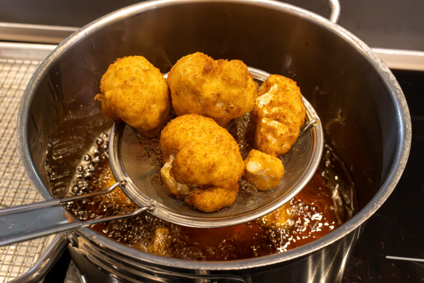 Fried Cauliflower Deep Fryier Steps-09