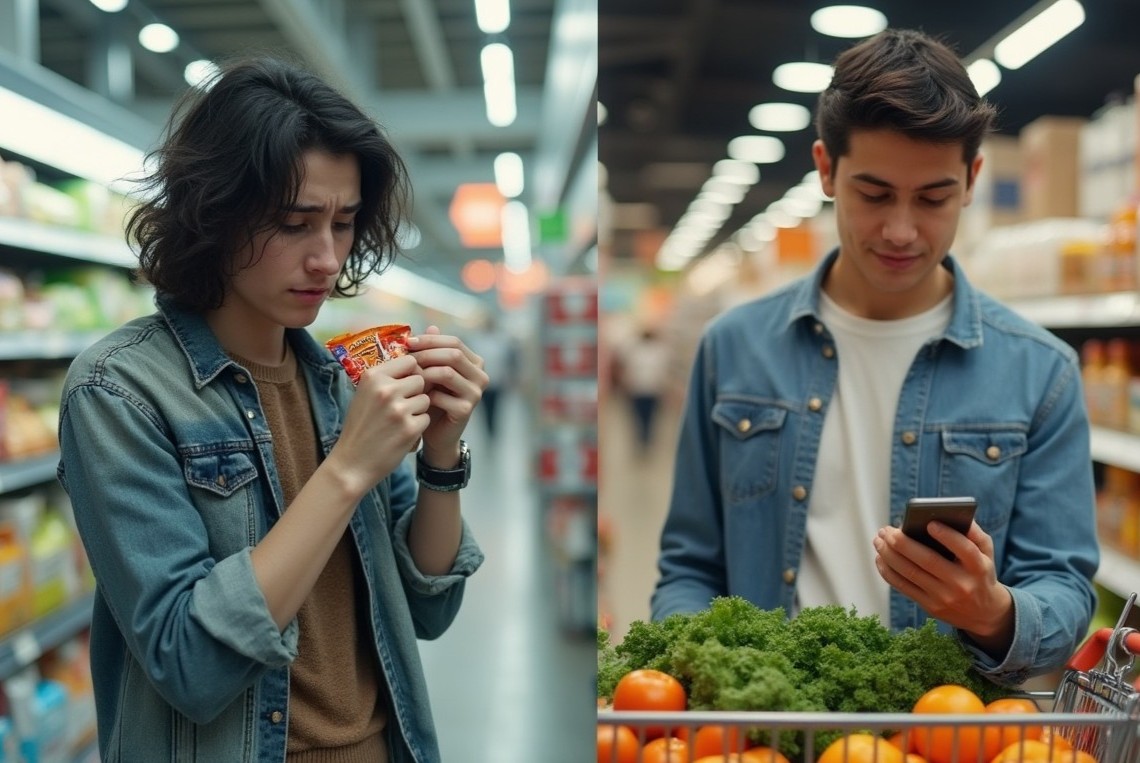 shopping decision making in split screen
