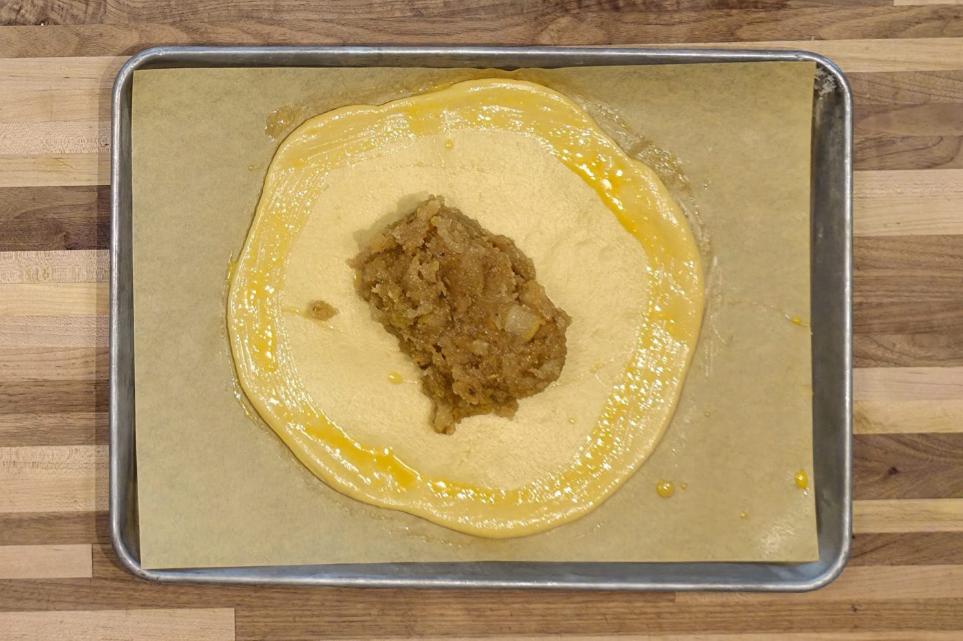 Frgal kolach with Pear - steps -08