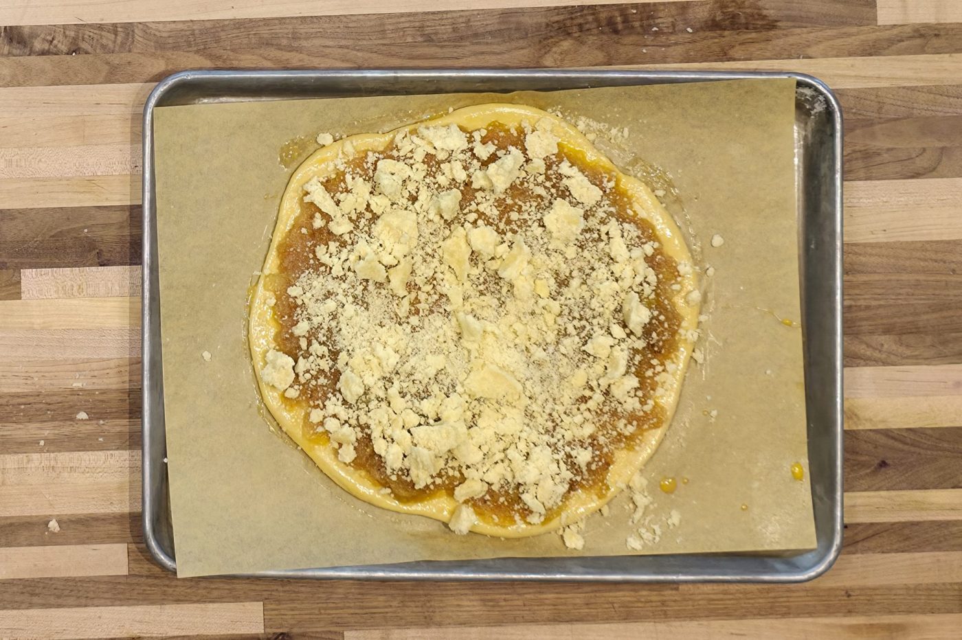 Frgal kolach with Pear - steps -12