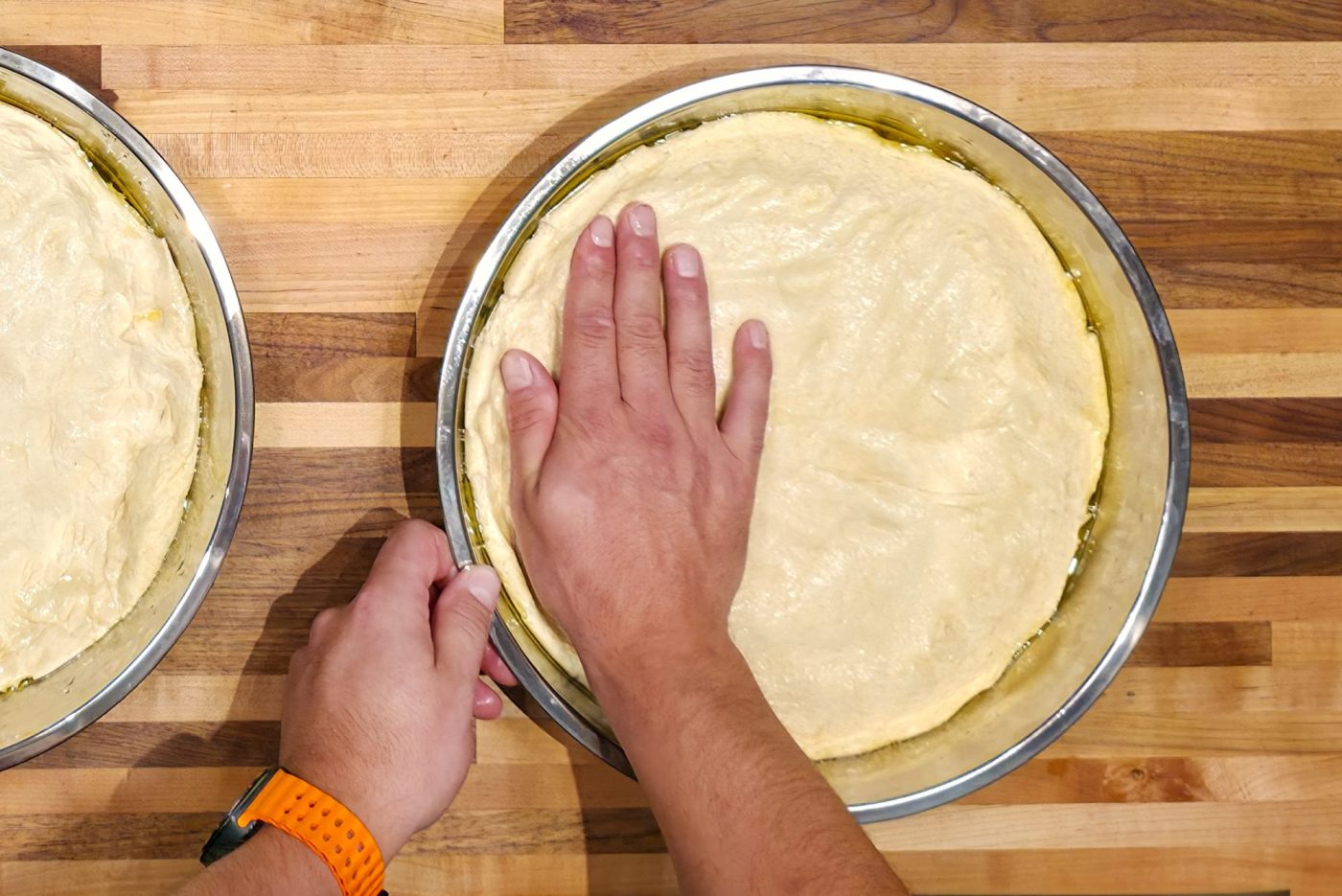 60 min. pan pizza = steps-38