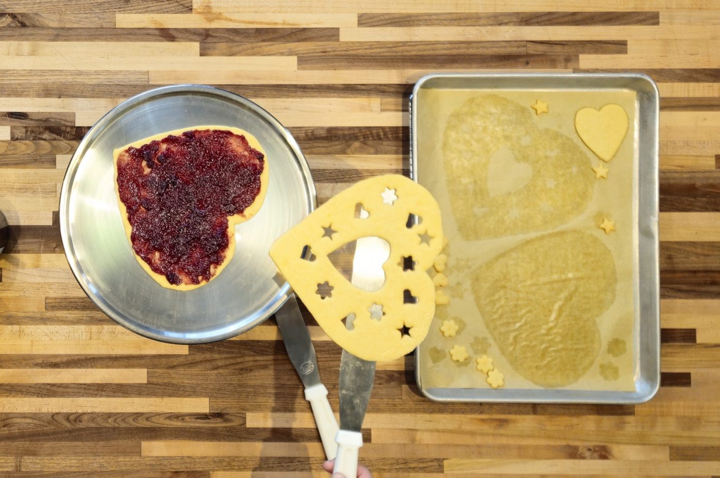 Linzer Tart Heart Steps-27