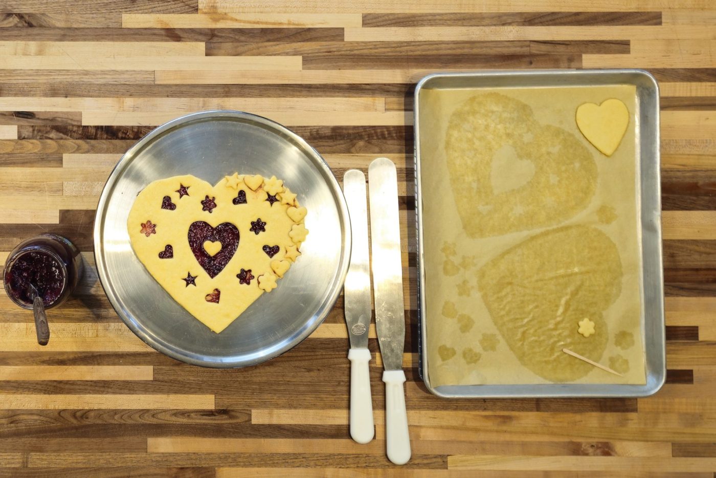 Linzer Tart Heart Steps-30