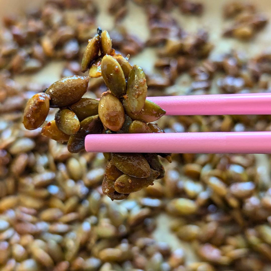 Sweet and Spicy Tamari Pumpkin Seeds (Pepitas) - CookingHub