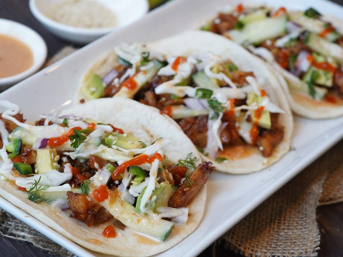 Teriyaki Chicken Tacos with Cucumber - CookingHub